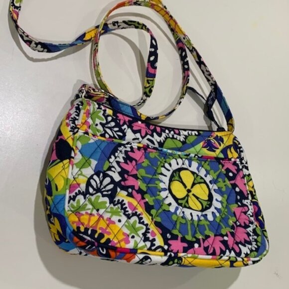 VERA BRADLEY RIO 2015 Spring Crossbody Floral Shoulder Bag Purse Handbag Retired - Picture 2 of 5